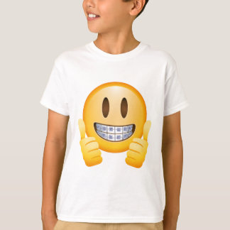 Geeky Braces Emoji T-Shirt