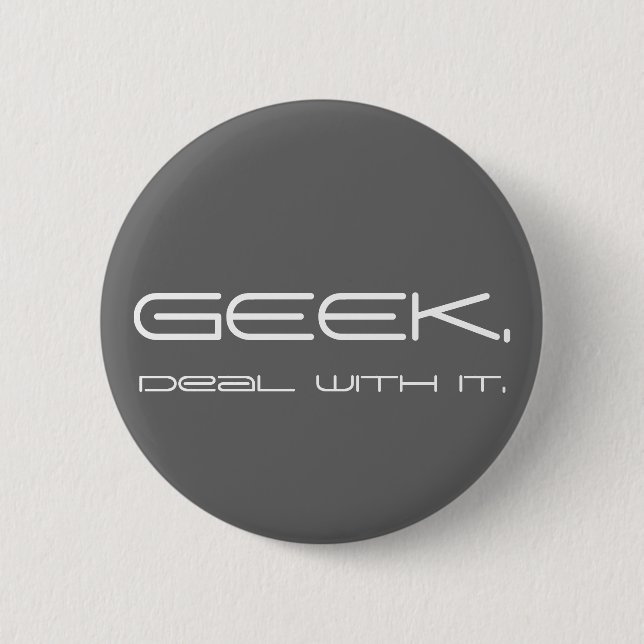 Geeky Button (Front)