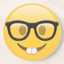 Geeky Emoji Face