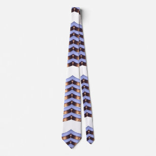 Geeky Futurist Scifi Cyborg CricketDiane Metallic Tie