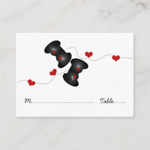 Geeky Gamer Place Cards (Dark)