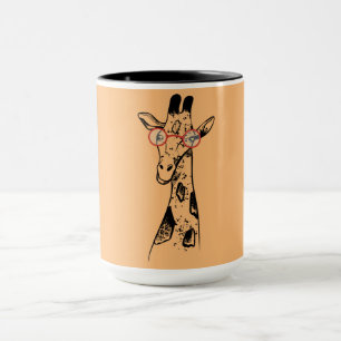Geeky Giraffe Smart African Animal Mug