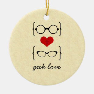 Geeky Glasses Ornament