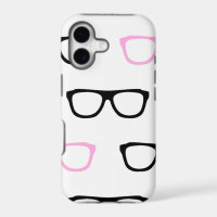 geeky glasses pink geek
