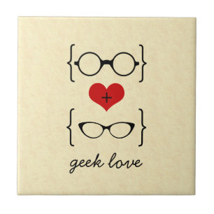 Geeky Glasses Tile