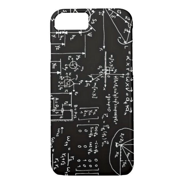 Geeky Math Mathematics Case-Mate iPhone Case (Back)