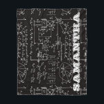 Geeky Math Mathematics Personalised Size S-L Fleece Blanket<br><div class="desc">Mathematics / Math / Math Teacher Gift / Math Student Gift / Geek Math Gift / Black Men's Personalised Name Initial Monogram Fleece Blanket. To change the text, use the personalise option. For more extensive text changes such as changes to the font, font colour, or text layout, choose the customise...</div>