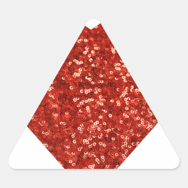 geeky valentines day heart triangle sticker (Front)