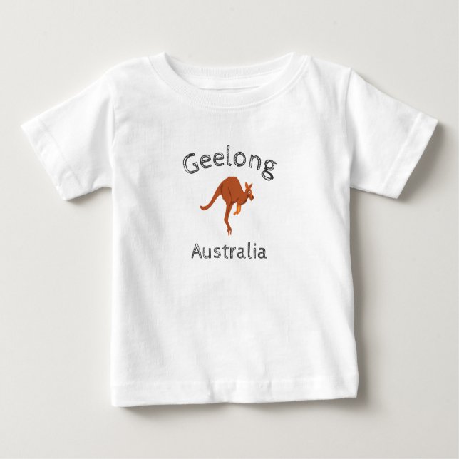 Geelong Australia Kangaroo 4 Baby T-Shirt (Front)