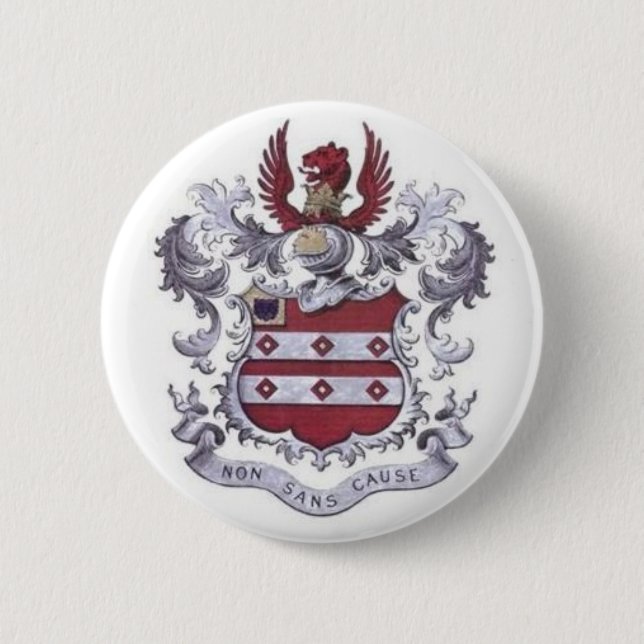 GEER Family Crest 6 Cm Round Badge (Front)