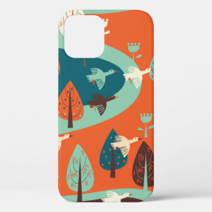 geese and forest iPhone 12 case