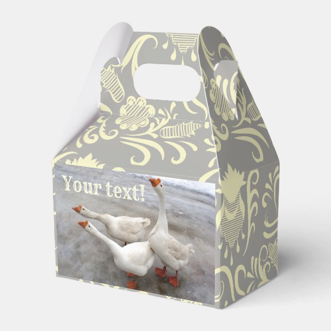 Geese are funny favour box (Front Side)