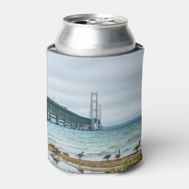 Geese At Mighty Mac Can Cooler (Can Front)