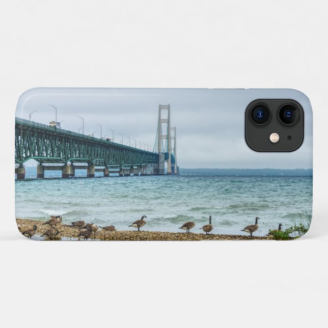 Geese At Mighty Mac Case-Mate iPhone Case (Back (Horizontal))