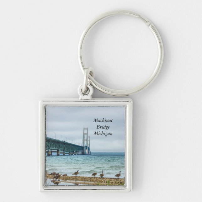 Geese At Mighty Mac Key Ring (Front)