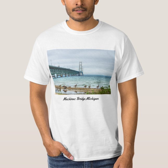 Geese At Mighty Mac T-Shirt (Front)