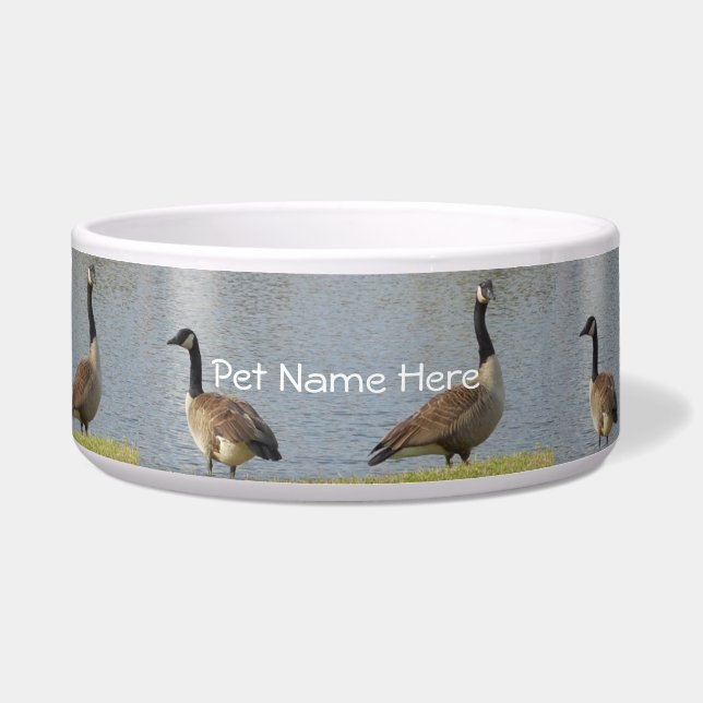 Geese Dog Bowl (Front)
