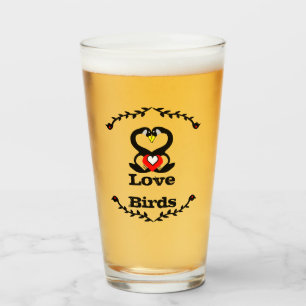 Geese Family Silly Goose Love Birds Glass