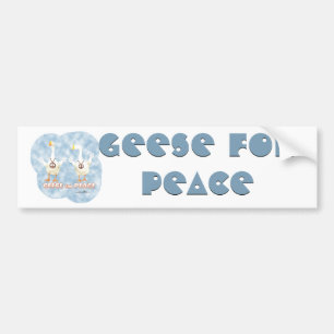 Geese for Peace Bumper Sticker