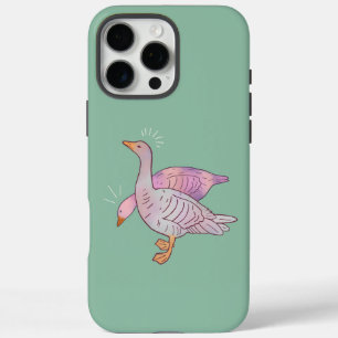 Geese Girls   Whimsical Folk Art Goose Duo iPhone 16 Pro Max Case