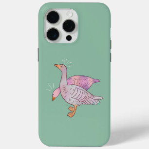 Geese Girls Whimsical Folk Art Goose Duo iPhone 15 Pro Max Case