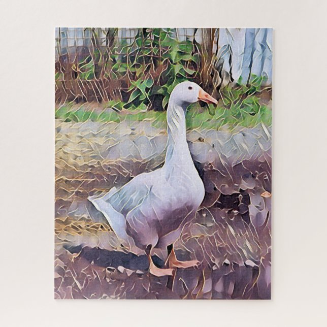 GEESE  JIGSAW PUZZLE (Vertical)