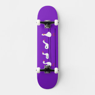 Geese on a Wire Skateboard Deck