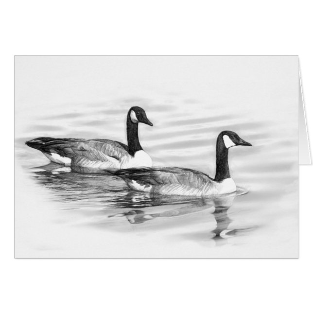Geese on Water (Front Horizontal)