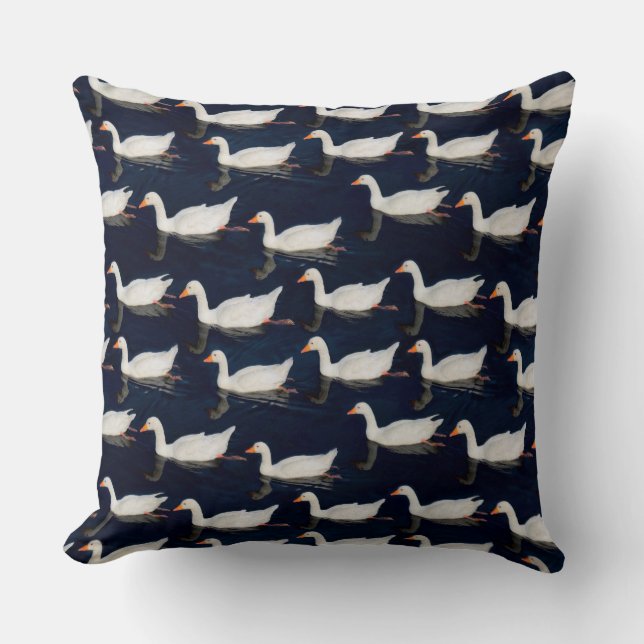 Geese Pattern Cushion (Front)