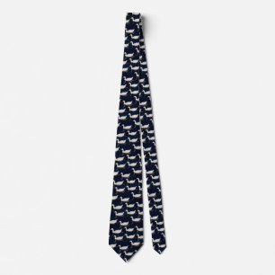 Geese pattern tie