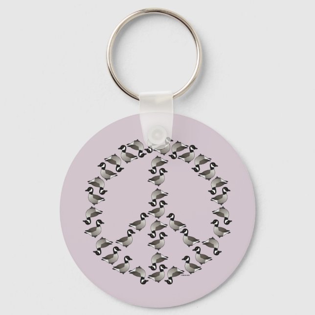 Geese Symbol Key Ring (Front)