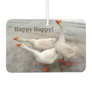 Geese white car air freshener