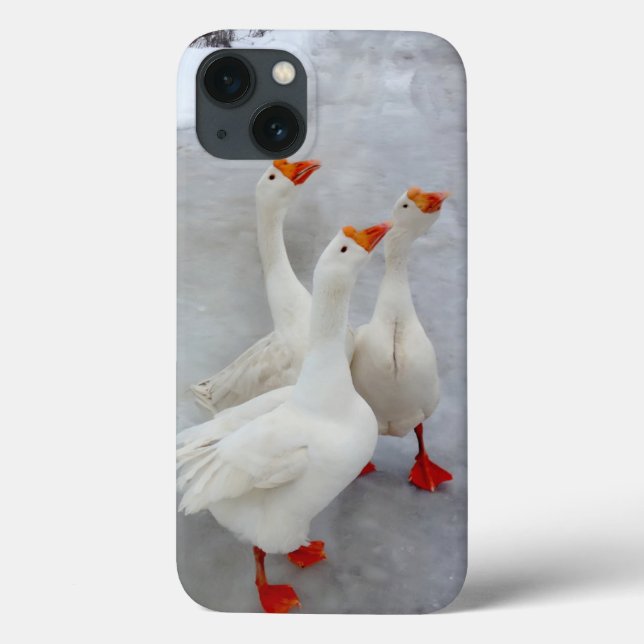 Geese white Case-Mate iPhone case (Back)