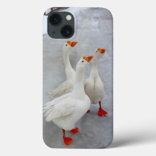 Geese white iPhone 13 case