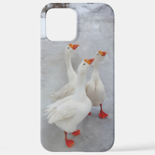 Geese white iPhone 12 pro max case