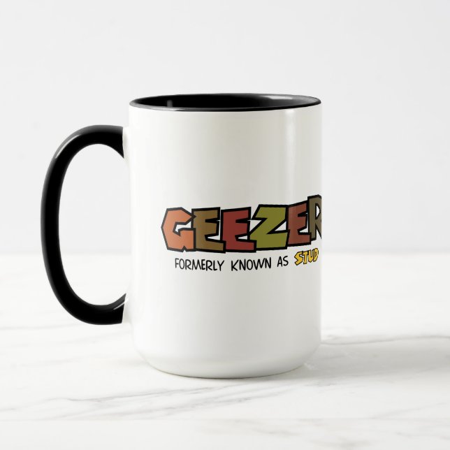Geezer 15 oz Coffee Mug (Left)