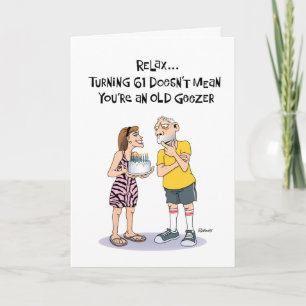 Geezer's 61st Birthday Card
