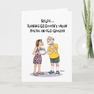 Geezer's 62nd Birthday Greeting Card
