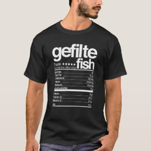 Gefilte Fish Nutritional Facts Hanukkah573png573 T-Shirt