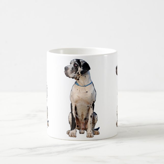 Gefleckte Dogge Coffee Mug (Center)