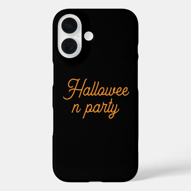 Geft Black iPhone cases16 halloween party  Case-Mate iPhone Case (Back)