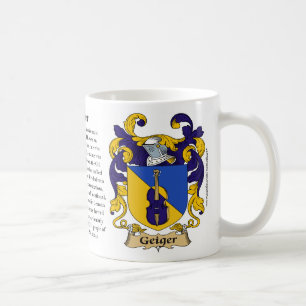 Geiger, the Origin, the Meaning and the Crest Mug