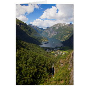 Geiranger Fjord landscape, Norway