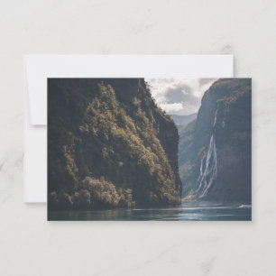Geiranger Fjord Norway Card