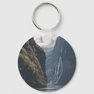 Geirangerfjord Norway Key Ring