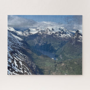 Geirangerfjord View from Dalsnibba Mountain  Jigsaw Puzzle