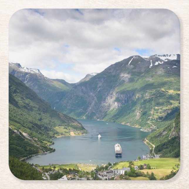 Geirangerfjord view in Norway coaster (Front)