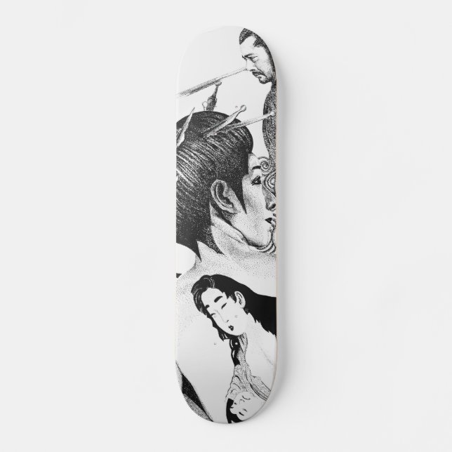 Geisha and the Samurai Skateboard (Front)
