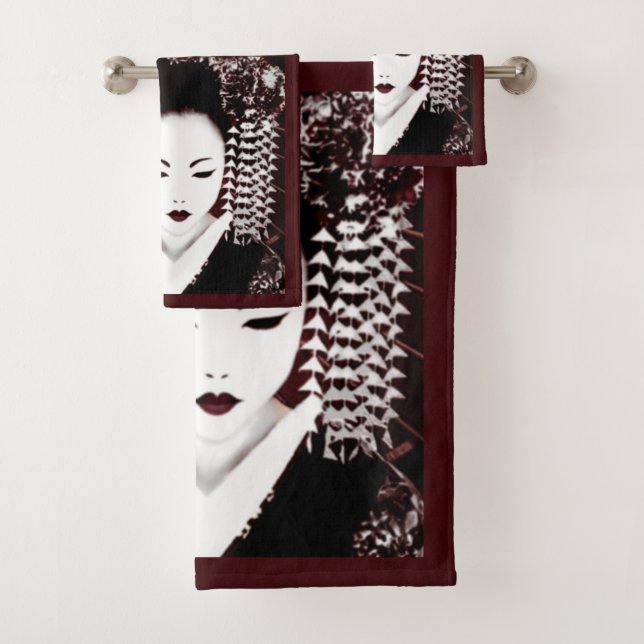 Geisha Bath Towel Set (Insitu)