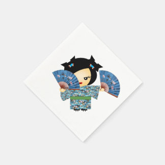 Geisha Blue Napkin